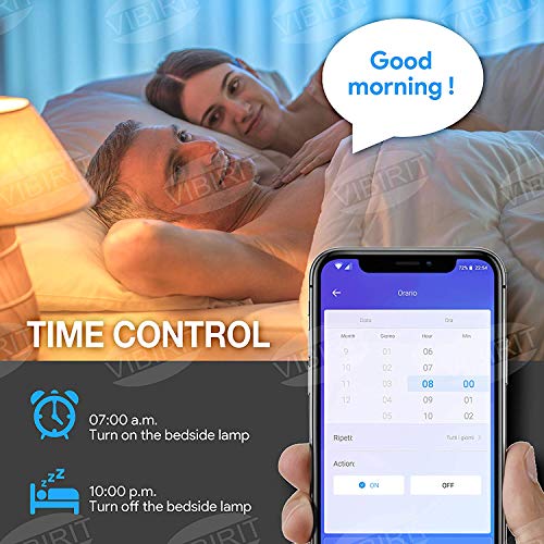 WiFi inalámbrico de Alexa Goggle Home, VIBIRIT WiFi Smart Switch 16A WiFi Controlador Inteligente WiFi Universal Breaker Control Remoto (16A)