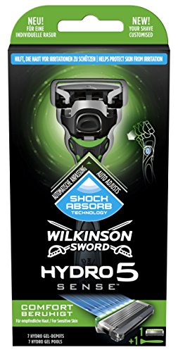 Wilkinson Sword Hydro 5 Sense Hombre afeitadora, con 1 hoja, 1 St