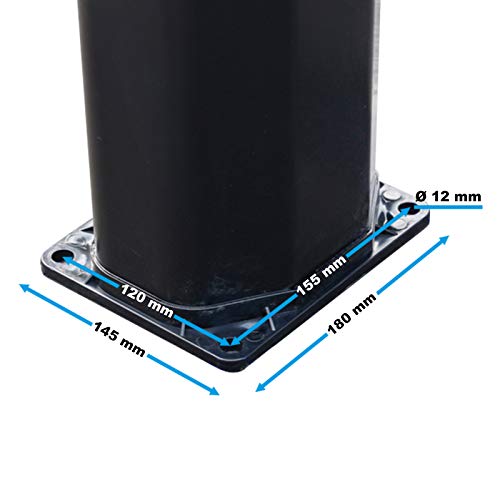 WilTec Ducha Solar jardín Piscina Camping Acampada Camping Exterior Negro depósito 35 litros