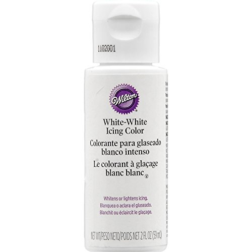 Wilton Colorante alimentario de glaseado intenso (56 ml) Blanco