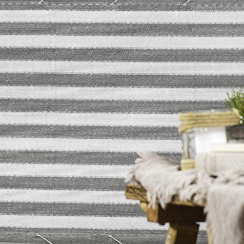 Windhager Apertura Balcón Sylt, 0,9 x 5 m, Gris/Blanco, Multicolor