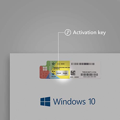 Windows 10 Professional 64 Bits OEM DVD - Licencia Windows 10 Pro 64 Bits Español