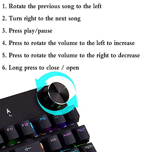 Wired teclado de la computadora teclado de máquina de escribir de teclado USB Teclado retroiluminado E-Sports Juego de teclado mecánico, sinfonía retroiluminado juego con cable / Teclado Bluetooth de