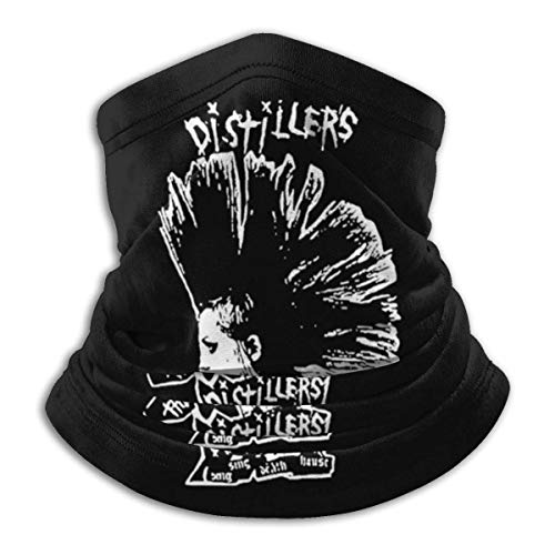 WlQshop Calentadores de Cuello Neck Gaiter Warmer Windproof Mask Fleece Headwear The-Distillers For Winter Men Women Walking Skiing Motorcycling