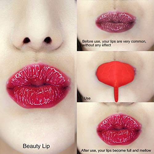 WOGQX 3 Piezas De Relleno De Labios, Dispositivo De Silicona para Rellenar Los Labios, Potencia De Succión, Herramientas para Agrandar Los Labios De La Boca, para Mujeres, Halloween