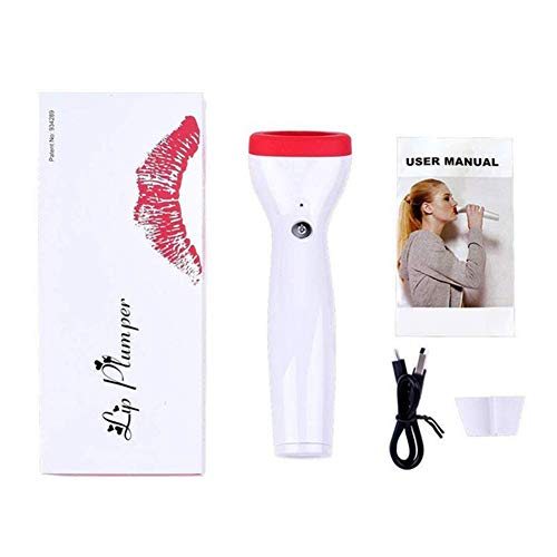 WOGQX Relleno De Labios Automático, Dispositivo De Cuidado De Dispositivo De Relleno De Labios Eléctrico De Silicona USB Fuller Lips Enhancer Plump Sexy, para Mujeres Y Niñas Halloween