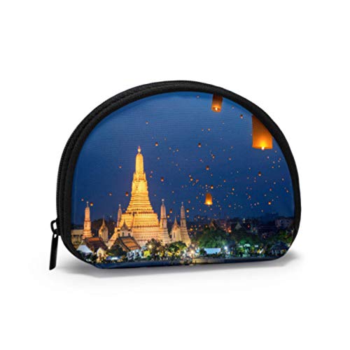 Womens Coin Pouch Beautiful Freedom Travel City Scenic Coin Purses & Pouches Change Pouch For Men with Zipper Mini Cosmetic Makeup Bags For Women Girls Party Gifts and Decorations