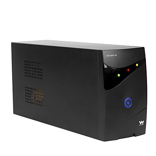 Woxter UPS 800 VA - Sistema de alimentación ininterrumpida SAI (800VA/480 watts, Autonomía aprox 8-15 minutos)