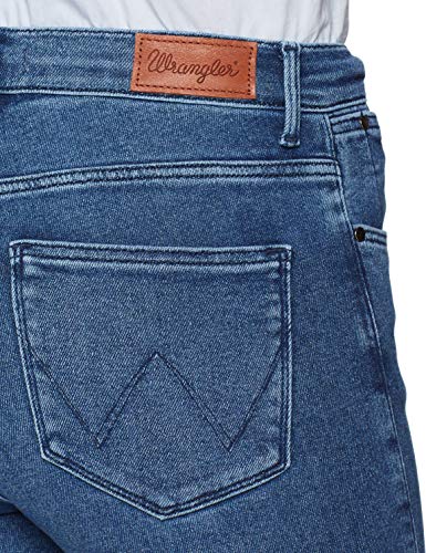 Wrangler HIGH RISE SKINNY Jeans, Azul (Blue Pepper 22v), 30W / 30L para Mujer