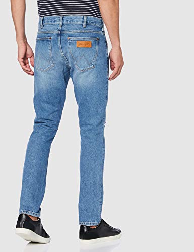 Wrangler Larston Jeans Vaqueros, Pepper, 34W / 32L para Hombre