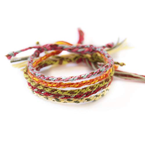 Wrist BCN Pulseras de hilo Coloridas Juveniles para Hombre Mujer Niños