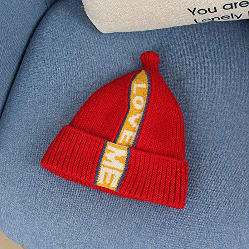 wtnhz Artículos de Moda Sombrero de Lana para bebé para otoño e Invierno Gorro de Lana para niños cálidosRegalo de Vacaciones