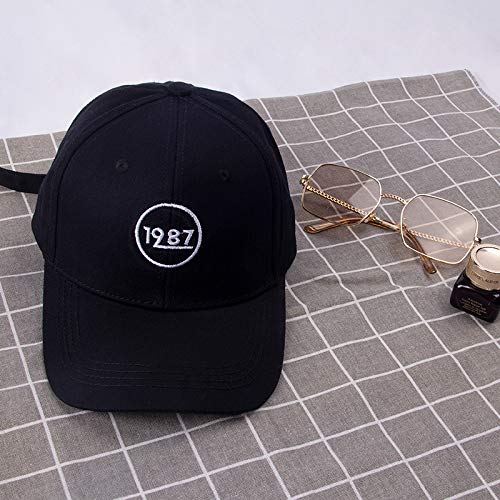 wtnhz Gorra de béisbol Fina de Moda para Hombre Bordado Marca de Moda Gorra de Cara para Hombre Tapa Blanda para jóvenes Todo-fósforo