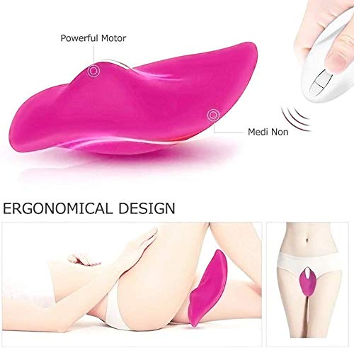 WXZDQ Vìbràdộr Contról Remoto Inalámbrico para Pạréjas Mújer, Vìbràdộrě Pạréjas Mejorada Bragas de 9 Vìbràciộn Patterns Estìmulạciộn Clítộrìs Púñtò ĝ Sẹxúalẹs, Impermeable,USB RecargableRed