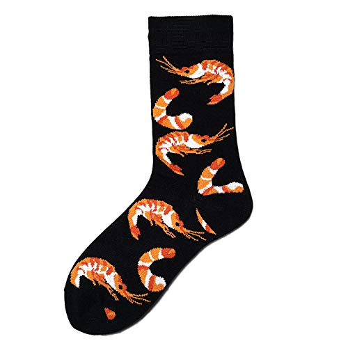 WYEKJ Calcetines De Algodón Para Hombre Marca Tide Medias De Tubo Calcetines De Algodón Para Hombre Jacquard Para Cebra 36-43