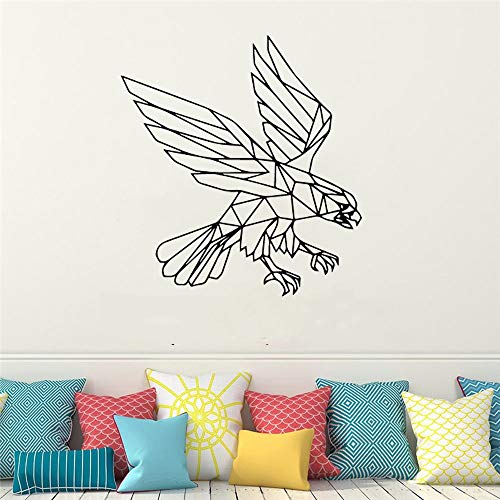 wZUN Pegatinas de Pared de Animales geométricos nórdicos para decoración de Habitaciones de niños Pegatinas de Muebles Pegatinas de Vinilo Decorativas para Pared 42X45cm