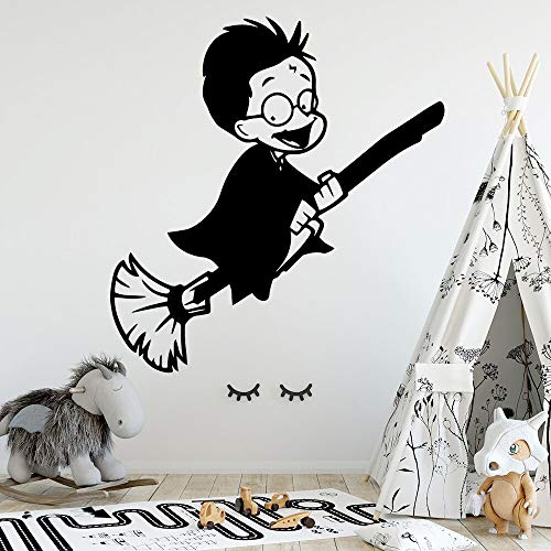 wZUN Personalizado Flying Boy Pegatinas de Pared Personalidad Creativa decoración de la Pared de la habitación de los niños Pegatinas de Pared del Dormitorio decoración del Dormitorio 63X67cm