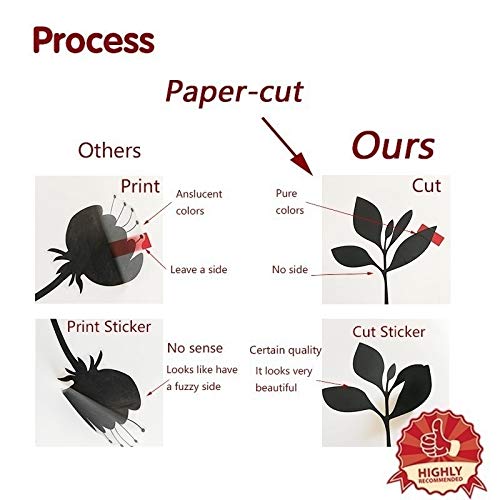 wZUN Vintage Ladies Salon Pegatinas de Pared Papel Tapiz Creativo Personalizado para Barber Room Tatuajes de Pared Hair Salon Stickers 45x64cm