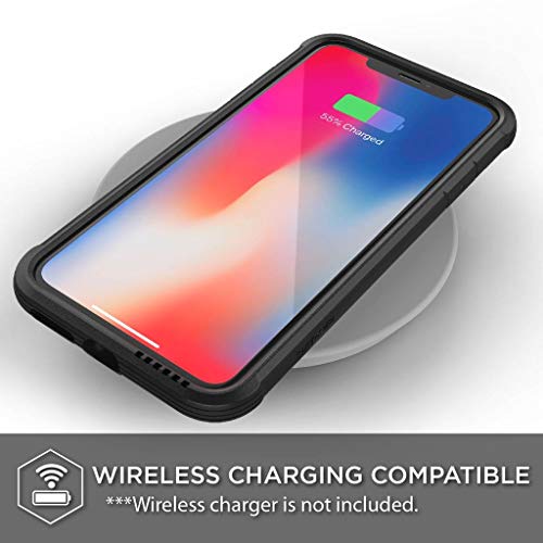 X-Doria Compatible 2018 Nuevo iPhone XS MAX, iPhone 6.5 Pulgadas Funda, Defense Lux (DropShield) Series, Grado Militar Drop Probado Desde 3m, Estuche Protector para Apple iPhone XS MAX, Black Carbon
