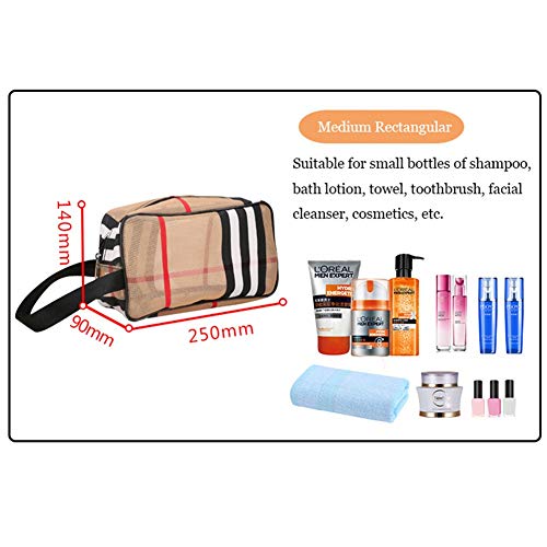 XBQD bolsas de aseo de viaje, fundas de maquillaje, bolsas de plástico impermeable de PVC, bolsa de transporte, organizador para hombres y mujeres, viajes, negocios, baño Giftin