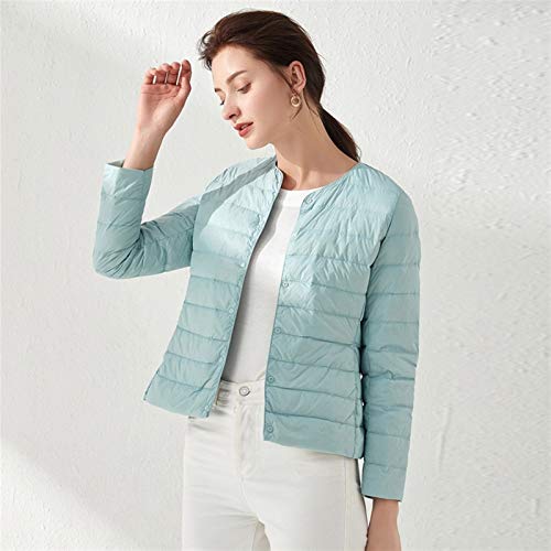 XCHJY Ultra Duck Down Light Mujeres Matt Tela Ligera Capa Caliente Mujer Rompevientos Mujeres Chaquetas Abrigos Plus (Color : Pink, Size : XXX-Lager)
