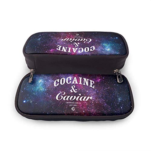 XCNGG Estuche para lápices de cocaína-caviar con cremallera universal, bolsa de alta capacidad para pintor, dibujo, pintura, caja para niños, organizador de papelería, cosméticos