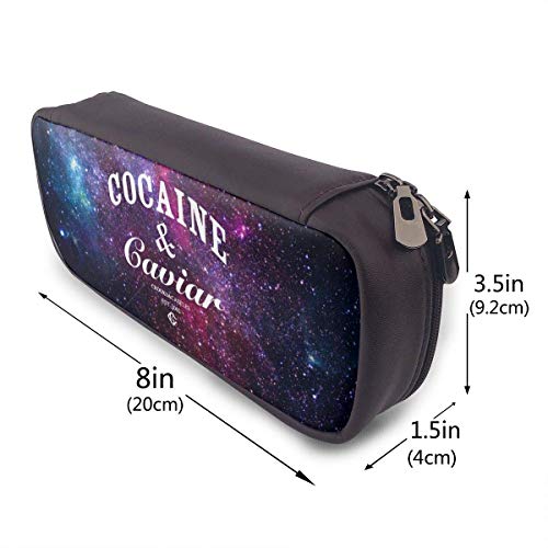 XCNGG Estuche para lápices de cocaína-caviar con cremallera universal, bolsa de alta capacidad para pintor, dibujo, pintura, caja para niños, organizador de papelería, cosméticos