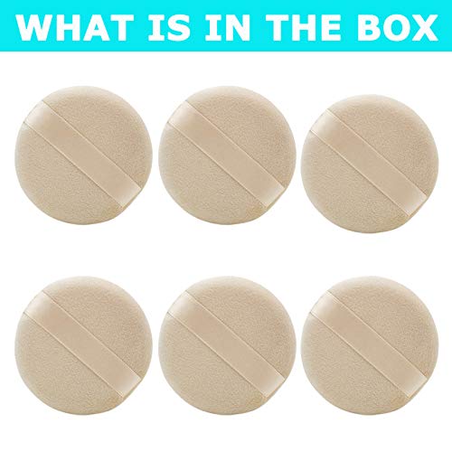 Xgeek Suave Cosméticos Faciales Esponja de Maquillaje Esponja Soplo de Polvo Lavable y Reutilización