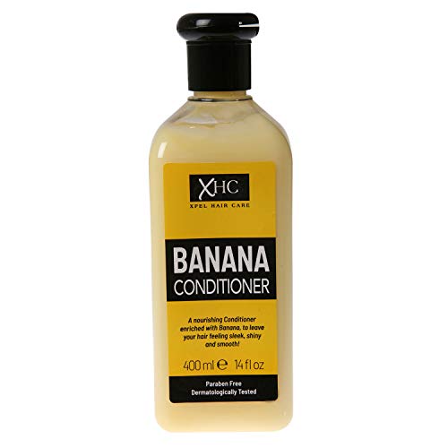 XHC Cuidado del cabello Banana Champú y Acondicionador 400ml