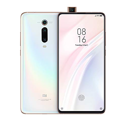 Xiaomi Mi 9T Pro – Smartphone con Pantalla AMOLED Full-Screen de 6,39" (Qualcomm SD 855, Selfie Pop-up, Triple Cámara de 13 + 48 + 8 MP, 4000 mAh, con NFC, 6+64 GB), Blanco Perla [Versión española]