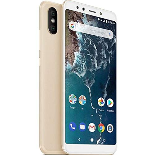 Xiaomi MI A2 - Smartphone DE 5.9" (Qualcomm Snapdragon 660 a 2.2 GHz, RAM de 4 GB, Memoria de 64 GB, cámara Dual de 12/20 MP, Android) Color Dorado [Versión española]