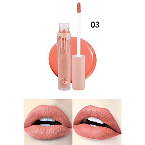 Xiton 1 paquete de lápiz labial mate set 4 colores a prueba de agua duraderos líquidos barras de labios taza antiadherente brillo de labios sexy lápiz labial hidratante labio cosmético