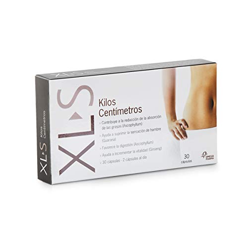 XLS Kilos Centímetros 30 comprimidos - Ayuda a disminuir la absorción de grasas y a mantener la digestión