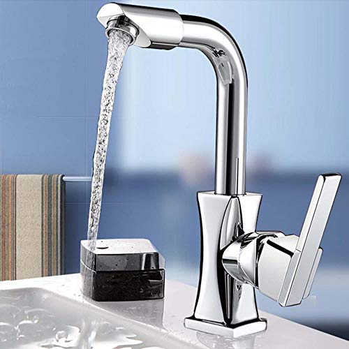 Xueqin Latón pulido 360Routout Spout Kitchen Modern Mixer Tap Grifo de lavabo monomando para baño Montado en cubierta, España