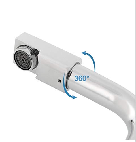 Xueqin Latón pulido 360Routout Spout Kitchen Modern Mixer Tap Grifo de lavabo monomando para baño Montado en cubierta, España