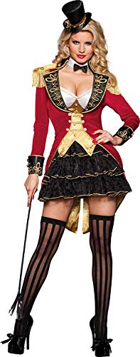 XYFW Disfraz De Mago De Halloween Disfraz De Domador De Bestias Mascarada Sexy Uniforme De Fiesta,M