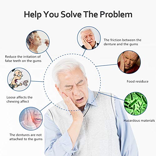 Y-Kelin Crema adhesiva para dentaduras postizas 40gr /1.4oz (2 PACK)