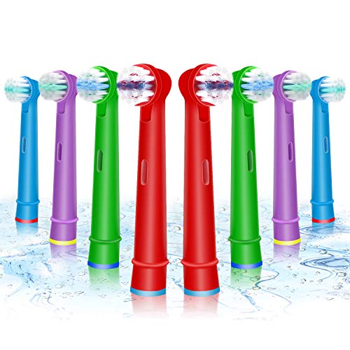 YanBan cabezal de cepillo de dientes para Oral B Braun cepillo de dientes eléctrico recargable, cabezales de cepillo de dientes de repuesto compatibles con Oral-B