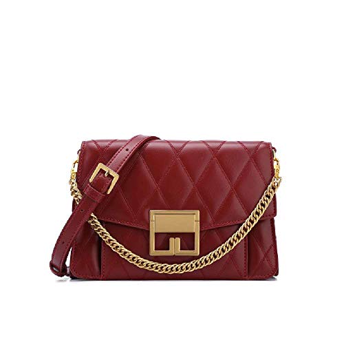 YANGPANGZI Nueva moda pequeña fragancia viento cadena de diamantes de un hombro bolsa pequeña bolsa de marea inclinada de cien conjuntos marea