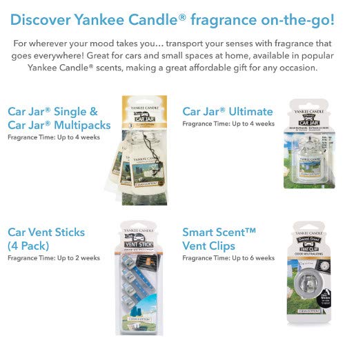 Yankee Candle 1220925Z Ambientador de Aire del Coche, Car Jar Ultimate, Midnight Jasmine