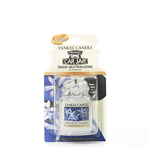 Yankee Candle 1220925Z Ambientador de Aire del Coche, Car Jar Ultimate, Midnight Jasmine