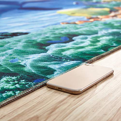 YANL Alfombra Juegos Niños,Alfombra de Juegos de Video Impresión,Alfombra Suave Antideslizante para Dormitorio y Sala de Estar,Gaminga,31.49"x47.24"