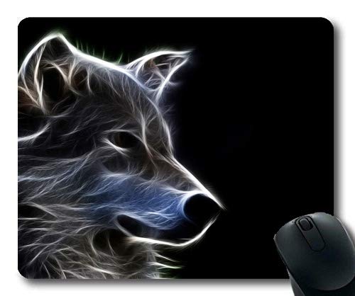 Yanteng Alfombrillas de ratón para Juegos, impresión de Perros Pug, Costura de precisión, Alfombrilla de ratón Duradera