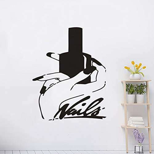 yaonuli Manicure Nail Home Vinilos Decorativos Hermosas Manos y esmaltes de uñas Vinilos Decorativos de Pared 51X75cm