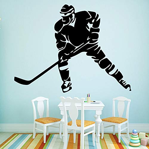 yaonuli Pegatinas de Hockey Pegatinas de Pared Impermeables Pegatinas de Pared para niños30X39cm