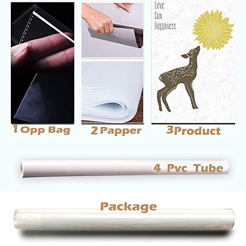 yaoxingfu Sin Marco Canvas ng Stars Aurora Polaris Meteor Pictures Home Decor Modern Decorative ng Wall Art For Living Room 30x45cm