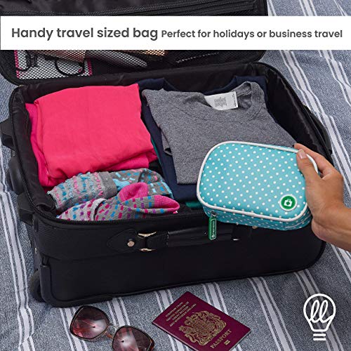 Yellodoor Kit De Primeros Auxilios para Viajes Mini-Viaje. Incluye Tijeras, Gel de Quemaduras, Yeso Impermeable, Guantes Médicos, Toallitas Antisépticas y Cinta Quirúrgica. para el Hogar 100% Vegano