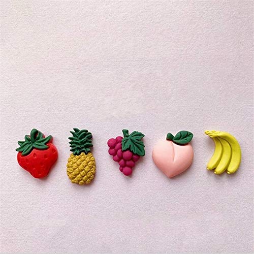 YEZHENGHUA YZH Se Ven Bien Verano Lindo de la Fruta del Perno Prisionero Pendientes for Las Mujeres (piña Pendiente del Perno) (Color : Strawberry Stud Earring)