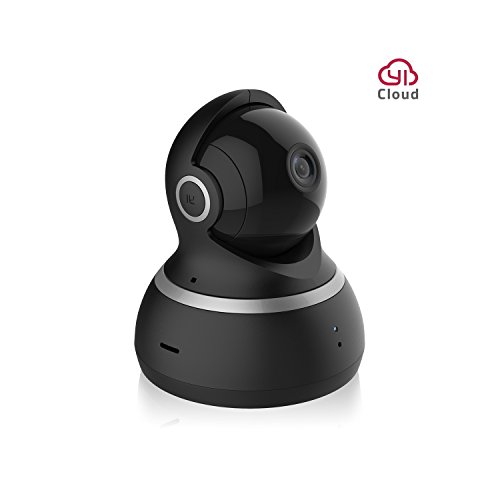 YI Cámara Domo 1080P Vigilancia IP Inalámbrico Seguridad HD Monitor de bebé 360 ° Cobertura con Visión Nocturna Detección de Movimiento - Servicio en la Nube Disponible (Negro)