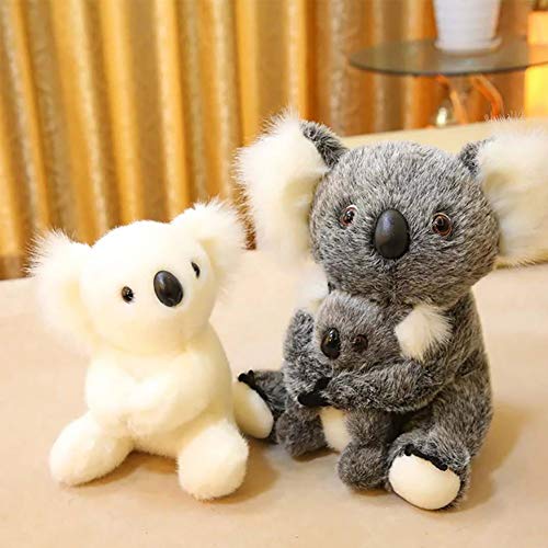 YiGo 1pc Koala Linda Animal de Peluche de Felpa muñecas de la Historieta de la simulación Animales Empuje Regalos Juguete Adorable Koala 3D interactivos muñecas Juguetes de Peluche (17cm / 6.7inch)